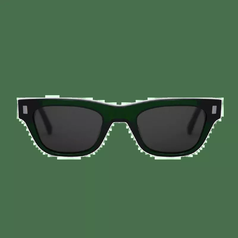 Aki / Bottle Green & Grey Lens