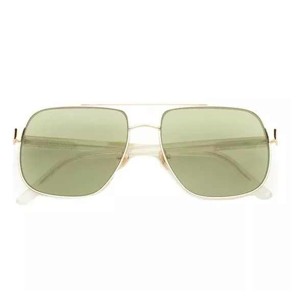 Amelia / Gold Jelly & Green Lens