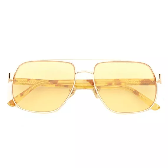 Amelia / Soft Gold Crème Brûlée & Yellow Lens